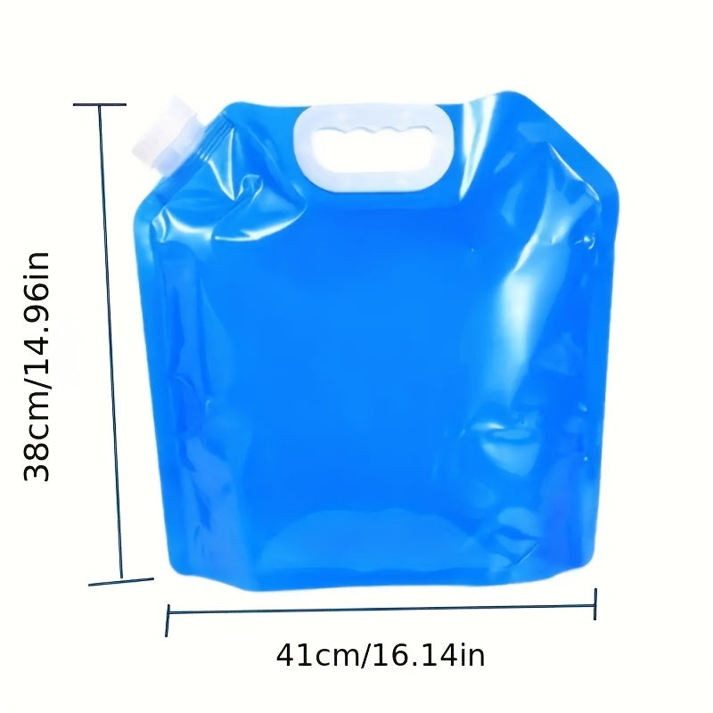 2.64gal Heavy-Duty Collapsible Water Container Jug Bag - Portable Lightweight Water Storage Suitable for Camping, Hiking, Emergency Prep, RV Travel | Capacity Water with Open-Top Design, Durable for Outdoor Adventures & Easy Pouring
