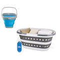 Collapsible Mop Bucket and Ice Bucket-5L 1. 3 Gallon Household Cleaning Dust Mops Bucket 35L (9. 25 Gallon) Collapsible Laundry Basket with Wheels Large Collapse Laundry Basket with Handles