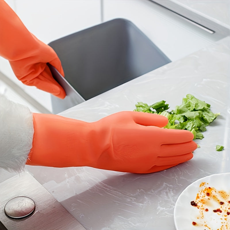 1 Pair, 5 Pairs, Premium Cleaning Gloves, Slip-resistant, High-strength, Suitable for Kitchen, Dishwashing, Laundry - Durable, Quick-drying, Multi-functional Home Helper - Essential Cleaning Tool
