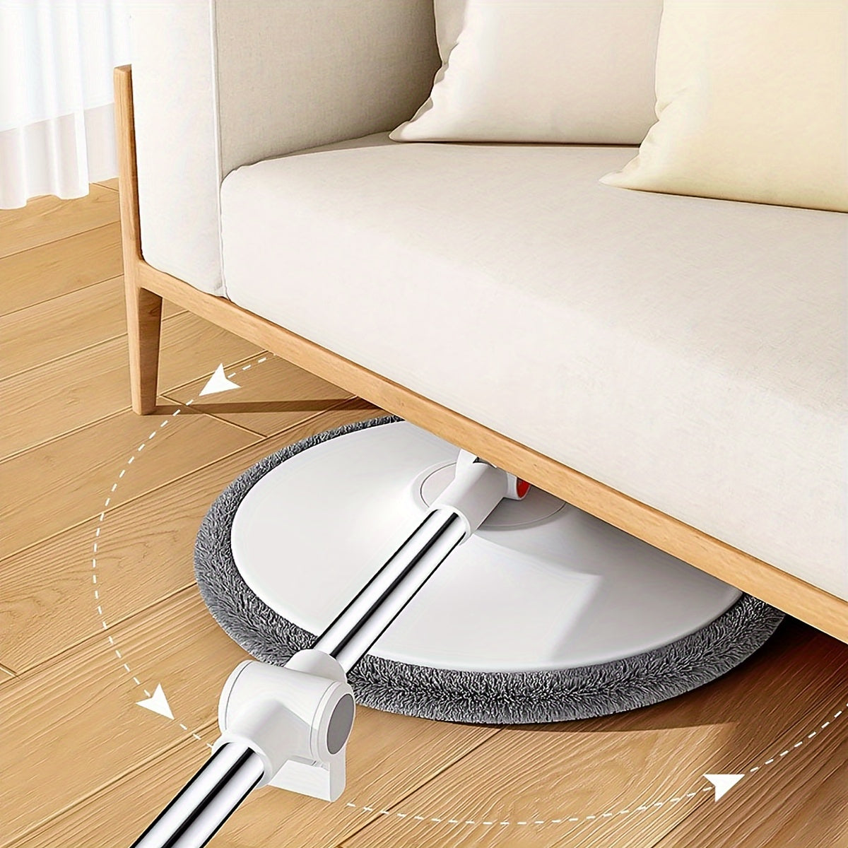 Joybos® Sewage Separation Hands-free Wash Mop And Bucket Set, With Three Types Mop Heads, Household Rotating Floor Mop, Lazy Mop, Dust Removal Mop, Dry And Wet Use, Perfect For Home, Kitchen, Bathroom Floor, Cleaning Supplies, Cleaning Tool.