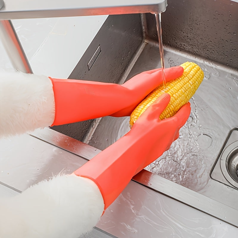 1 Pair, 5 Pairs, Premium Cleaning Gloves, Slip-resistant, High-strength, Suitable for Kitchen, Dishwashing, Laundry - Durable, Quick-drying, Multi-functional Home Helper - Essential Cleaning Tool