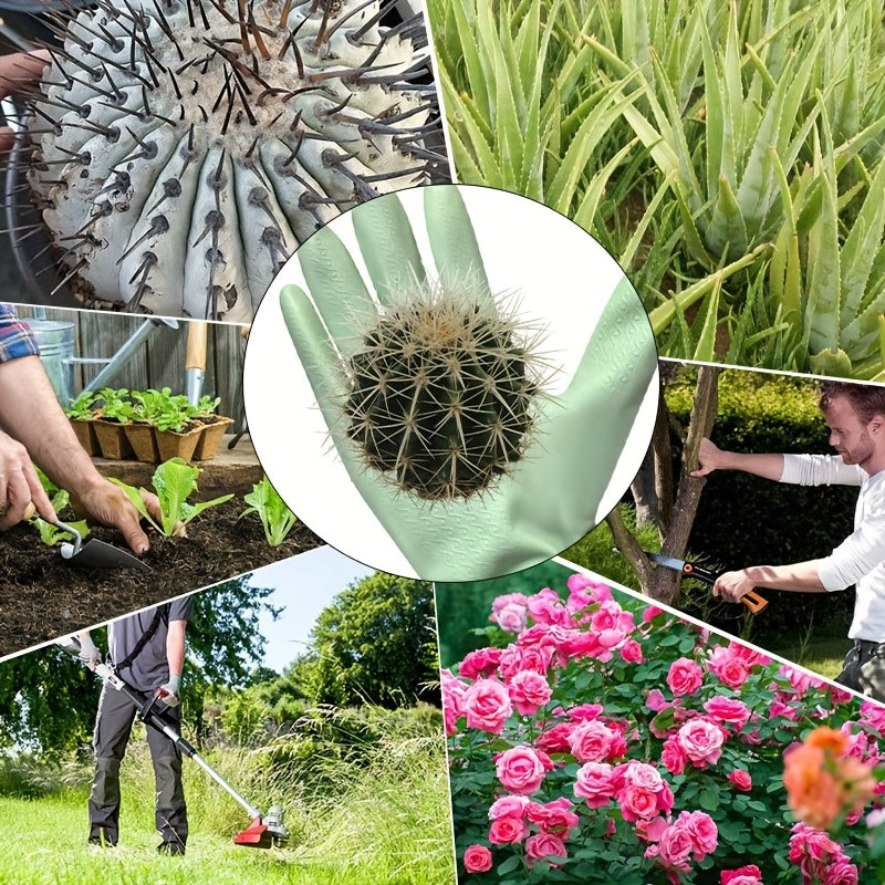 Long, Thornless, Breathable, Durable and Adjustable Garden Gloves, Suitable for Garden Work, Pruning, Weeding, Household Cleaning, Washing and Sweeping - Machine Washable, Garden Tools, Household Tools