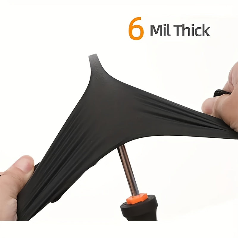 A Pack of 1000 Black Disposable Nitrile Gloves, Perfect for Household Cleaning. These Gloves Are Powder-Free, Latex-Free, And Non-Allergenic, Making Them Suitable for Various Situations And Available in Sizes S, M, L, And XL