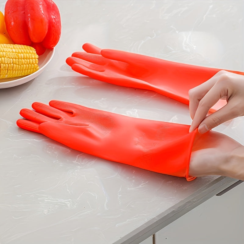 1 Pair, 5 Pairs, Premium Cleaning Gloves, Slip-resistant, High-strength, Suitable for Kitchen, Dishwashing, Laundry - Durable, Quick-drying, Multi-functional Home Helper - Essential Cleaning Tool