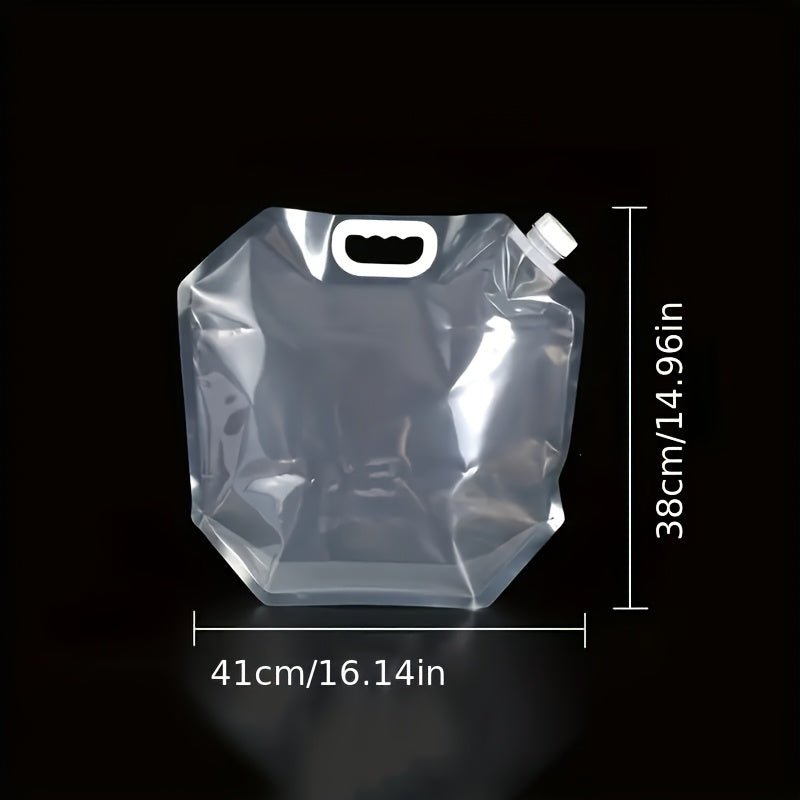 2.64gal Heavy-Duty Collapsible Water Container Jug Bag - Portable Lightweight Water Storage Suitable for Camping, Hiking, Emergency Prep, RV Travel | Capacity Water with Open-Top Design, Durable for Outdoor Adventures & Easy Pouring