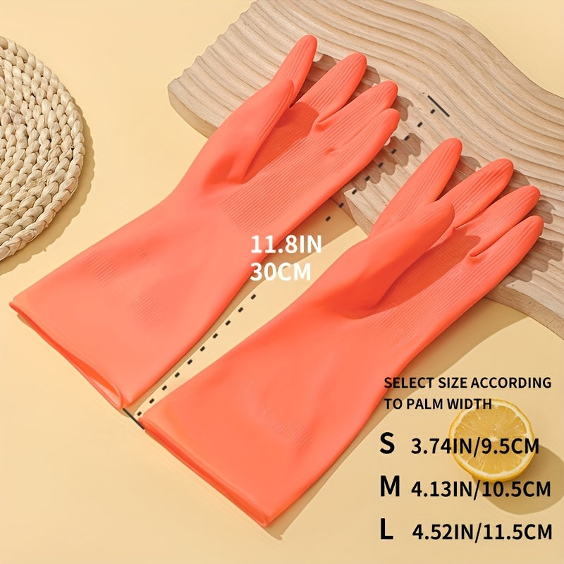 1 Pair, 5 Pairs, Premium Cleaning Gloves, Slip-resistant, High-strength, Suitable for Kitchen, Dishwashing, Laundry - Durable, Quick-drying, Multi-functional Home Helper - Essential Cleaning Tool