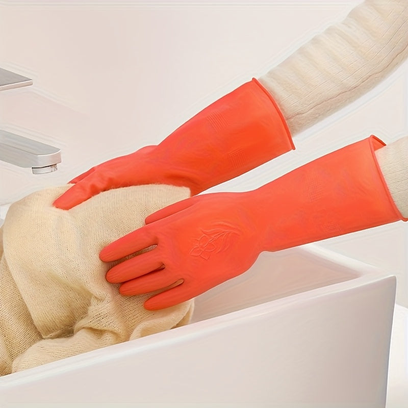 1 Pair, 5 Pairs, Premium Cleaning Gloves, Slip-resistant, High-strength, Suitable for Kitchen, Dishwashing, Laundry - Durable, Quick-drying, Multi-functional Home Helper - Essential Cleaning Tool
