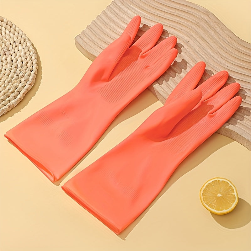 1 Pair, 5 Pairs, Premium Cleaning Gloves, Slip-resistant, High-strength, Suitable for Kitchen, Dishwashing, Laundry - Durable, Quick-drying, Multi-functional Home Helper - Essential Cleaning Tool